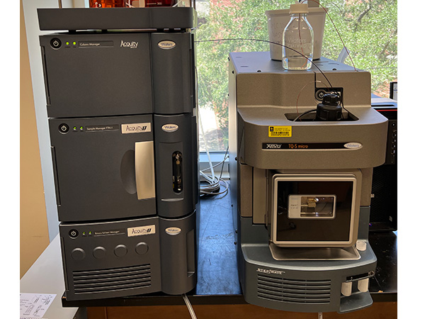 Bruker EVOQ MSMS triple quadrupole with Shimadzu UPLC